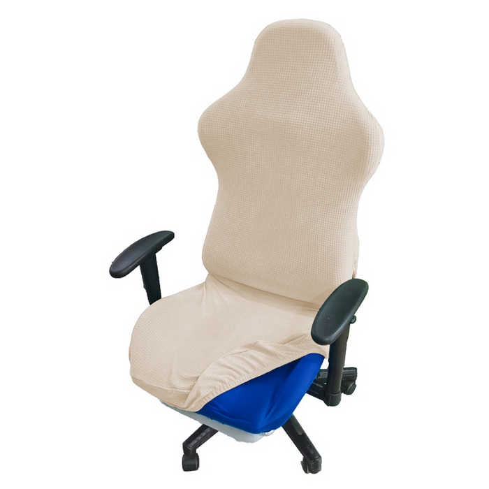 91家纺网 家纺一手货源 找家纺 （总）壹零特色家纺 2025新款简约弹力通用型加厚纯色防水华夫格电竞椅套