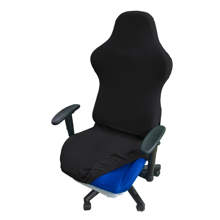 91家纺网 家纺一手货源 找家纺 （总）壹零特色家纺 2025新款简约弹力通用型加厚纯色防水华夫格电竞椅套