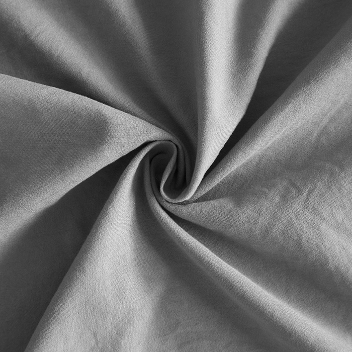 91家纺网 家纺一手货源 找家纺 金纱玉纺家纺 2025新款水洗棉工艺刺绣四件套 沁颜花开-中灰