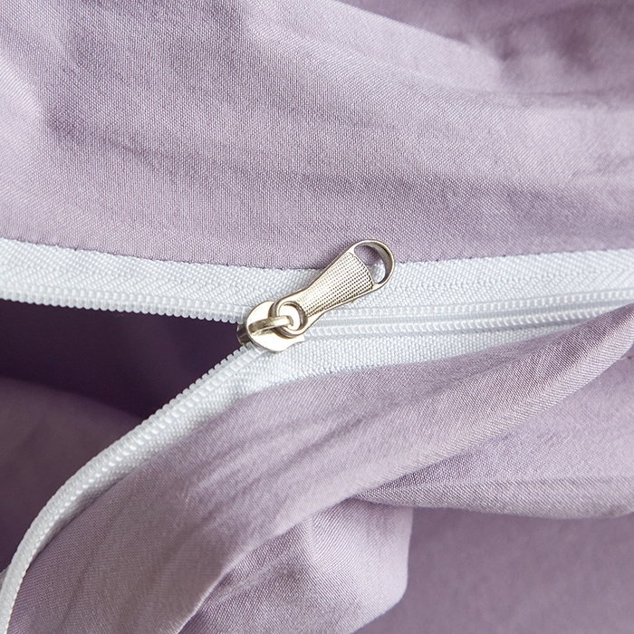 91家纺网 家纺一手货源 找家纺 金纱玉纺家纺 2025新款水洗棉工艺刺绣四件套 沁颜花开-紫