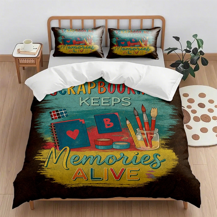 91家纺网 家纺一手货源 找家纺 （总1）轩贝雅 2025新款跨境Pod工厂数码印花被套套装（被套+枕套）第一批