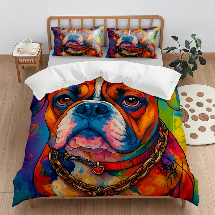 91家纺网 家纺一手货源 找家纺 （总1）轩贝雅 2025新款跨境Pod工厂数码印花被套套装（被套+枕套）第一批