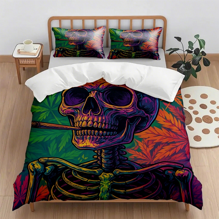 91家纺网 家纺一手货源 找家纺 （总1）轩贝雅 2025新款跨境Pod工厂数码印花被套套装（被套+枕套）第一批