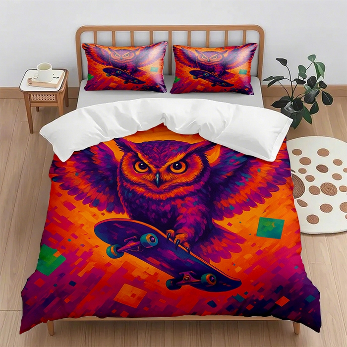 91家纺网 家纺一手货源 找家纺 （总1）轩贝雅 2025新款跨境Pod工厂数码印花被套套装（被套+枕套）第一批