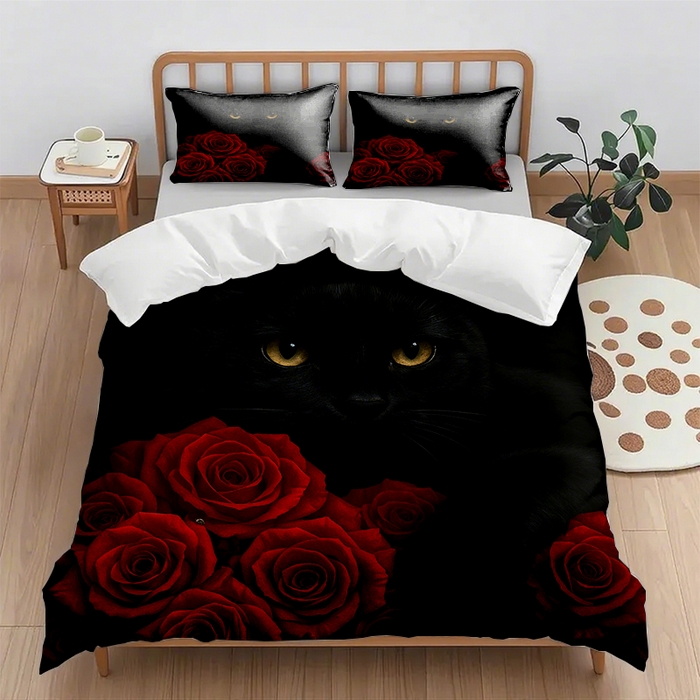 91家纺网 家纺一手货源 找家纺 （总1）轩贝雅 2025新款跨境Pod工厂数码印花被套套装（被套+枕套）第一批