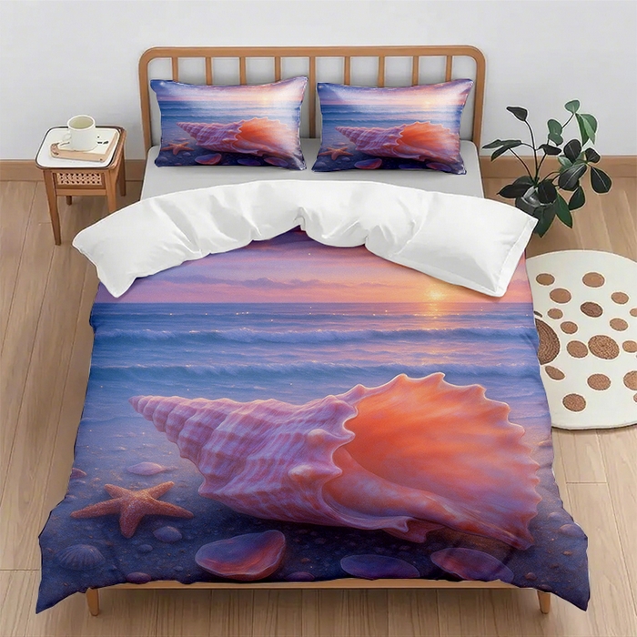 91家纺网 家纺一手货源 找家纺 （总1）轩贝雅 2025新款跨境Pod工厂数码印花被套套装（被套+枕套）第一批