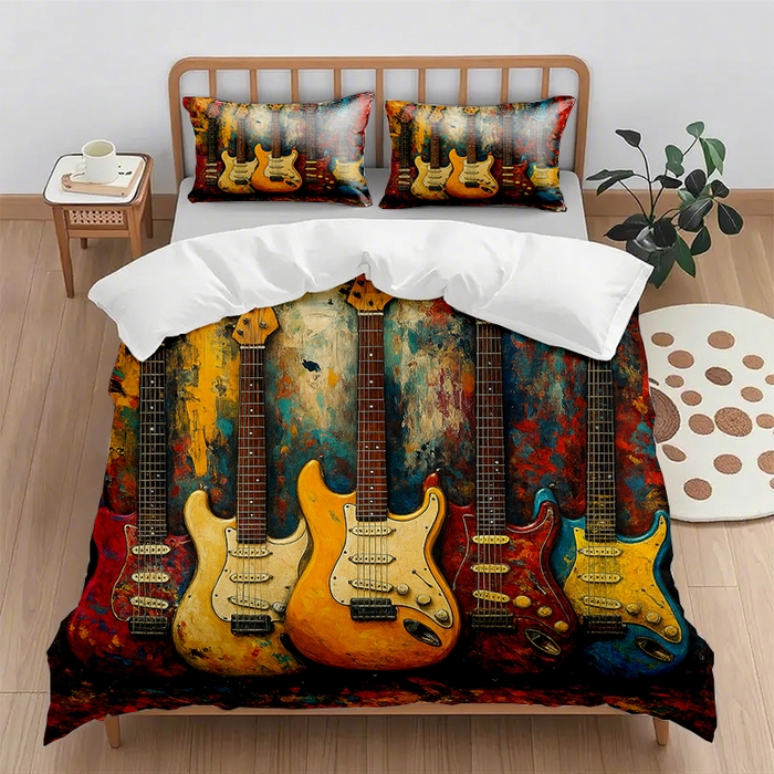 91家纺网 家纺一手货源 找家纺 （总1）轩贝雅 2025新款跨境Pod工厂数码印花被套套装（被套+枕套）第一批