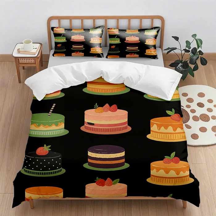 91家纺网 家纺一手货源 找家纺 （总1）轩贝雅 2025新款跨境Pod工厂数码印花被套套装（被套+枕套）第一批