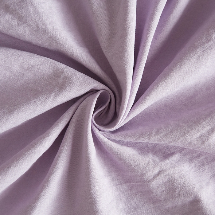 91家纺网 家纺一手货源 找家纺 金纱玉纺家纺 2025新款水洗棉工艺刺绣四件套 恬静时光-紫