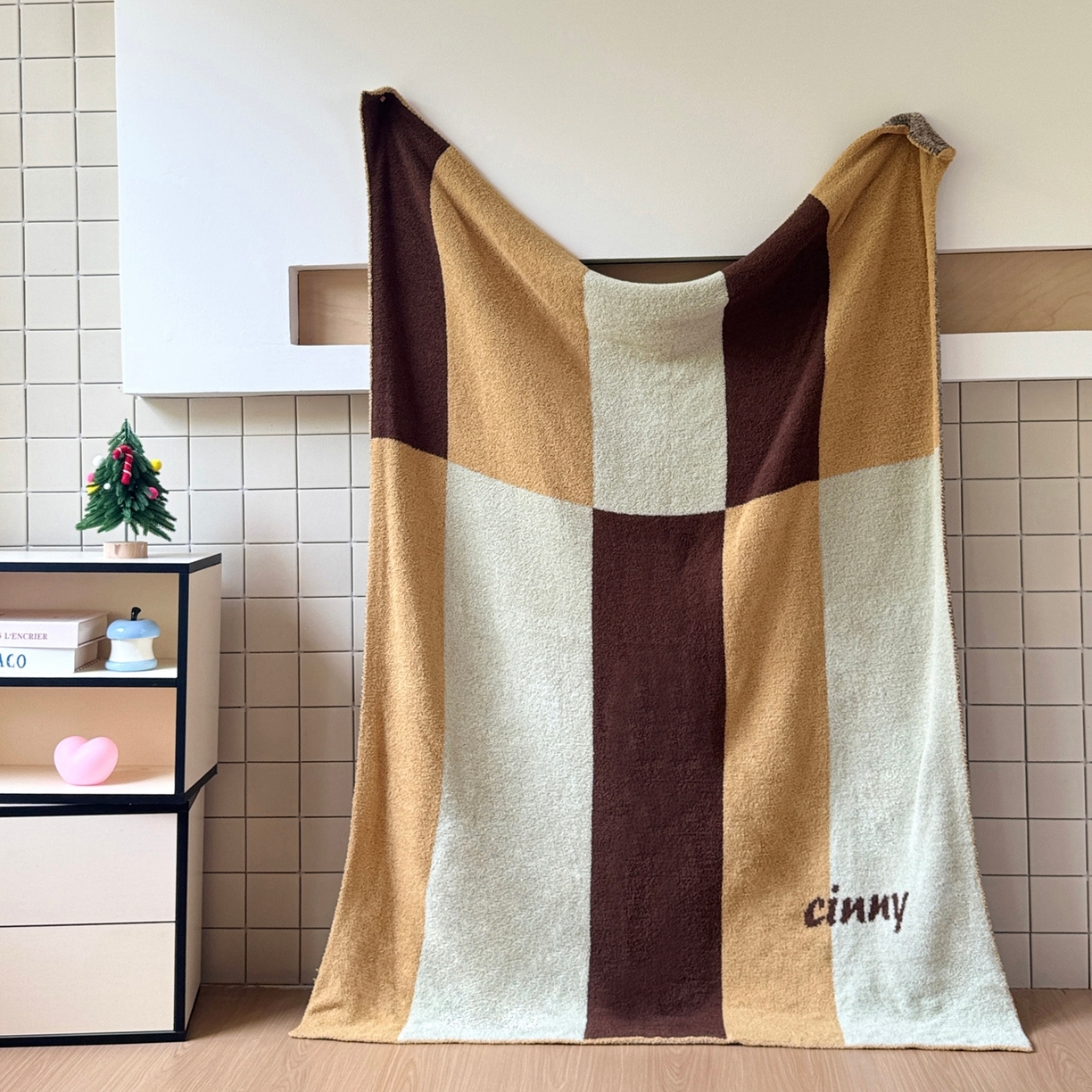 91家纺网 家纺一手货源 找家纺 （总）CINNY馨宜 2025新款半边绒毯休闲毯披肩毯盖毯办公室午睡毯 毯子 半边绒