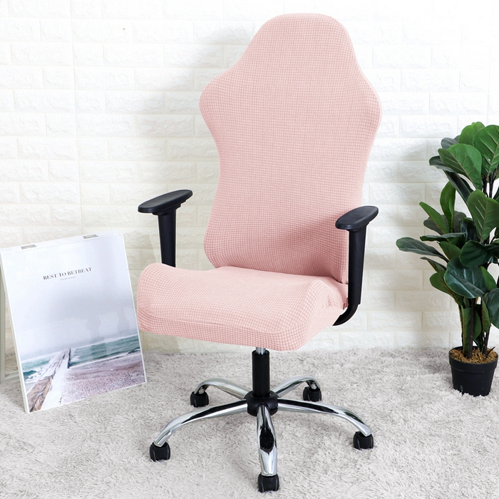 91家纺网 家纺一手货源 找家纺 （总）壹零特色家纺 2025新款简约弹力分段式加厚纯色防水华夫格电竞椅套