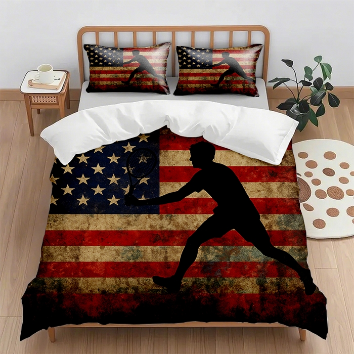 91家纺网 家纺一手货源 找家纺 （总2）轩贝雅 2025新款跨境Pod工厂数码印花被套套装（被套+枕套）第一批