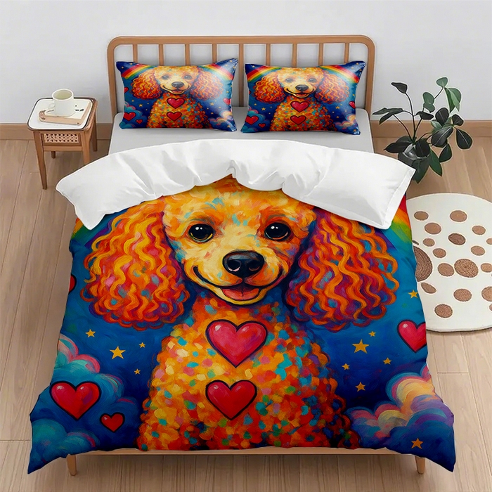 91家纺网 家纺一手货源 找家纺 （总2）轩贝雅 2025新款跨境Pod工厂数码印花被套套装（被套+枕套）第一批