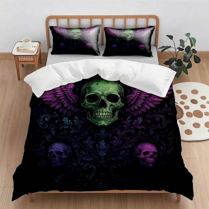 91家纺网 家纺一手货源 找家纺 （总2）轩贝雅 2025新款跨境Pod工厂数码印花被套套装（被套+枕套）第一批