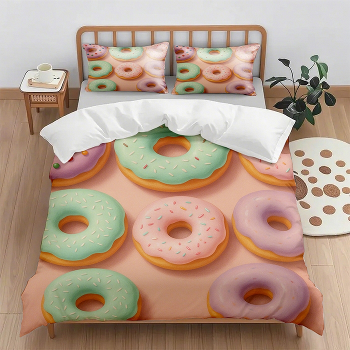 91家纺网 家纺一手货源 找家纺 （总2）轩贝雅 2025新款跨境Pod工厂数码印花被套套装（被套+枕套）第一批