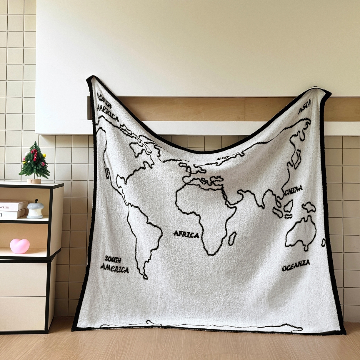 91家纺网 家纺一手货源 找家纺 CINNY馨宜 2025新款半边绒毯休闲毯披肩毯盖毯办公室午睡毯 山河