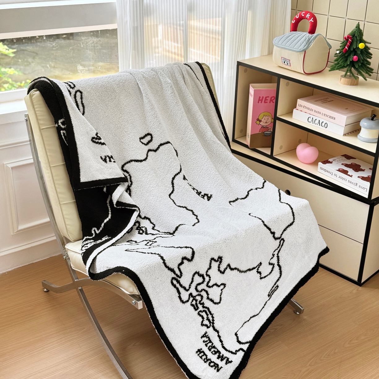 91家纺网 家纺一手货源 找家纺 CINNY馨宜 2025新款半边绒毯休闲毯披肩毯盖毯办公室午睡毯 山河