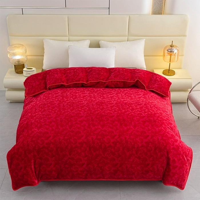 91家纺网 家纺一手货源 找家纺 （总）绒品壹家家纺 2025新款180g7斤牛奶绒印花单被套