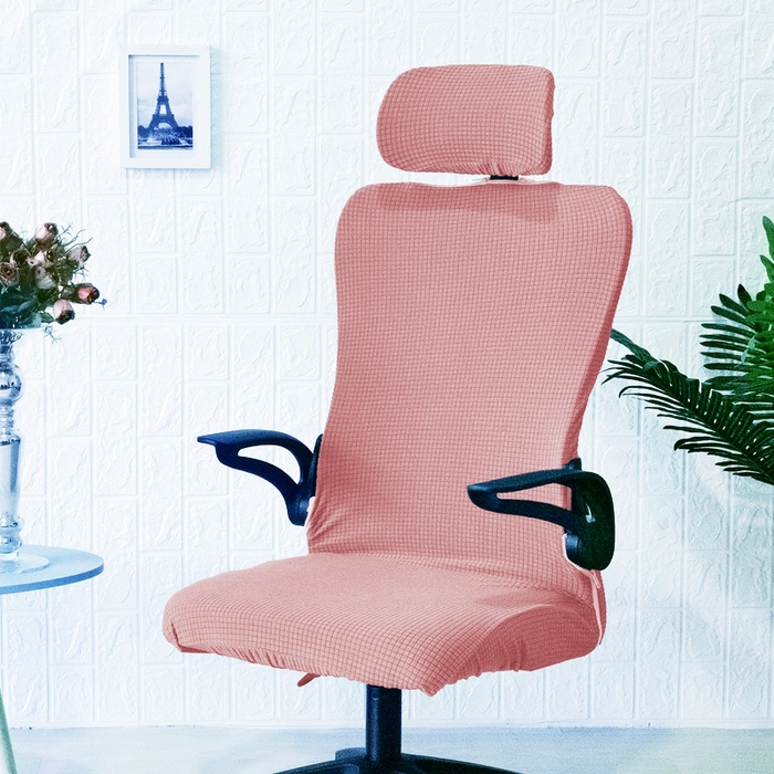 91家纺网 家纺一手货源 找家纺 （总）壹零特色家纺 弹力针织防水华夫格带头枕办公椅套 转椅套