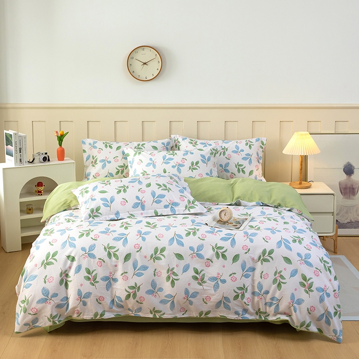 91家纺网 家纺一手货源 找家纺 （总）新款12868全棉学生宿舍三件套卡通纯棉四件套