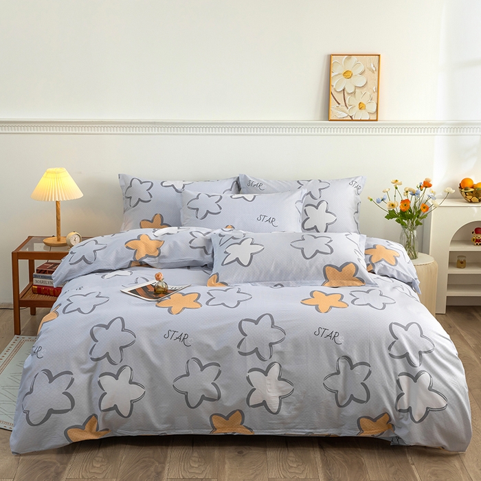 91家纺网 家纺一手货源 找家纺 （总）新款12868全棉学生宿舍三件套卡通纯棉四件套