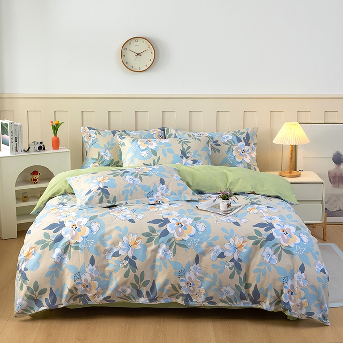 91家纺网 家纺一手货源 找家纺 （总）新款12868全棉学生宿舍三件套卡通纯棉四件套