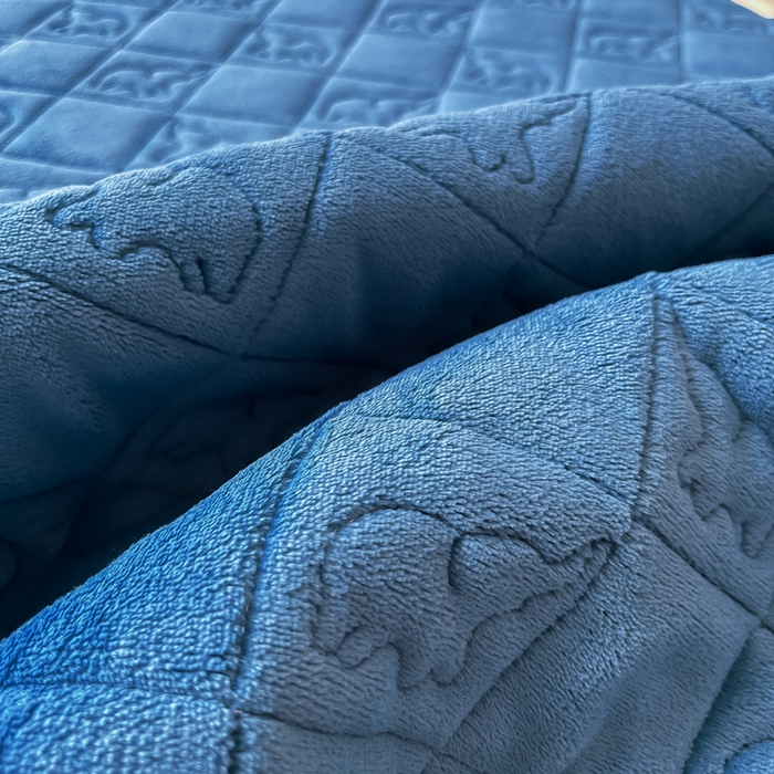 91家纺网 家纺一手货源 找家纺 （总）眠博士 2025新款纯色牛奶绒加厚保暖绗缝大象床褥床垫