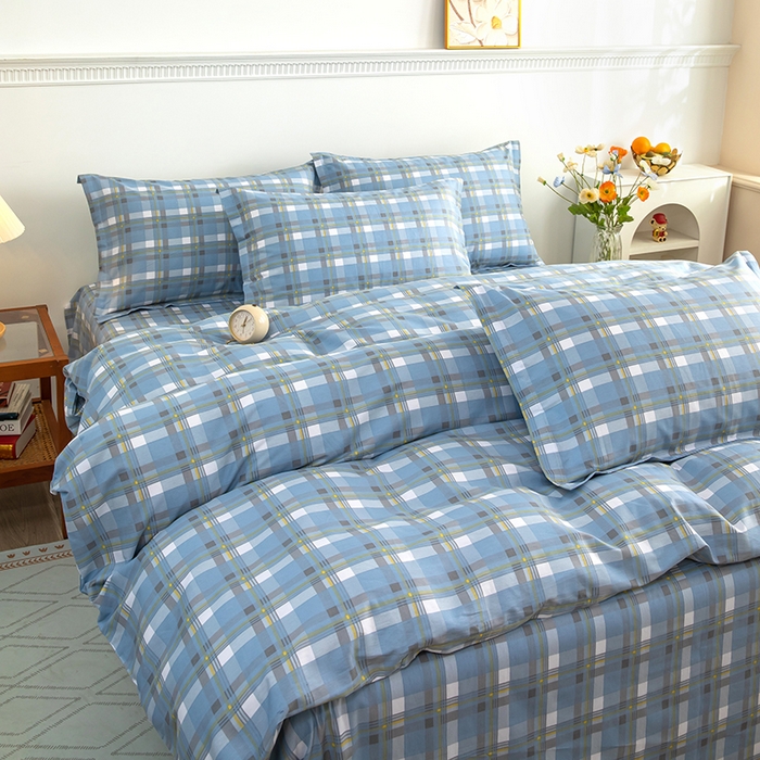 91家纺网 家纺一手货源 找家纺 新款12868全棉学生宿舍三件套卡通纯棉四件套 安德里亚