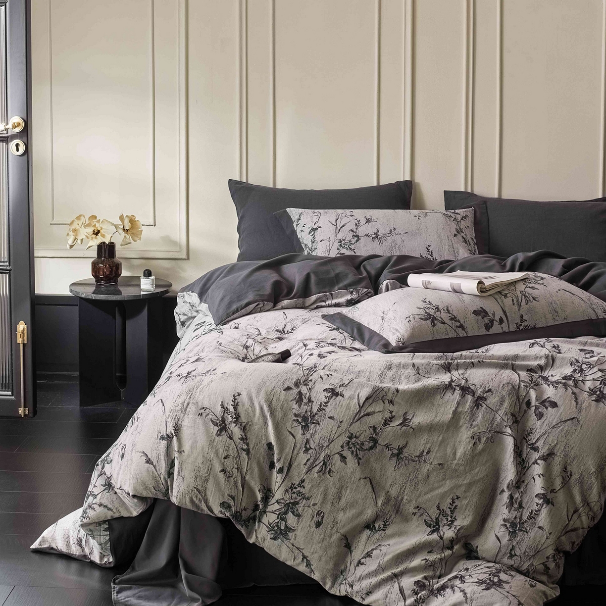 91家纺网 家纺一手货源 找家纺 （总）梦享生活家居 2025新款全棉纯棉色织提花磨毛四件套