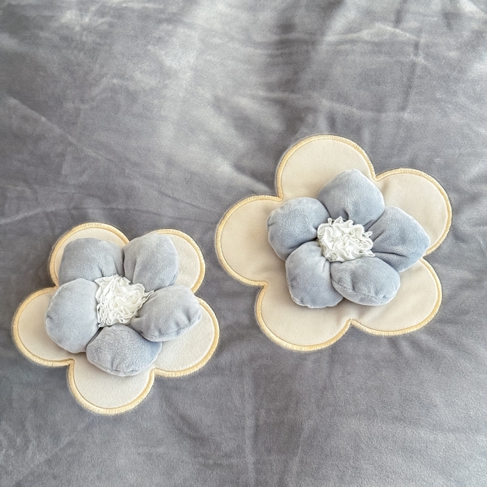 91家纺网 家纺一手货源 找家纺 恋尚羽家纺 2025新款韩版花边婴儿绒大床盖四件套宝宝绒婴肤绒公主风韩式盘花四件套 灰色