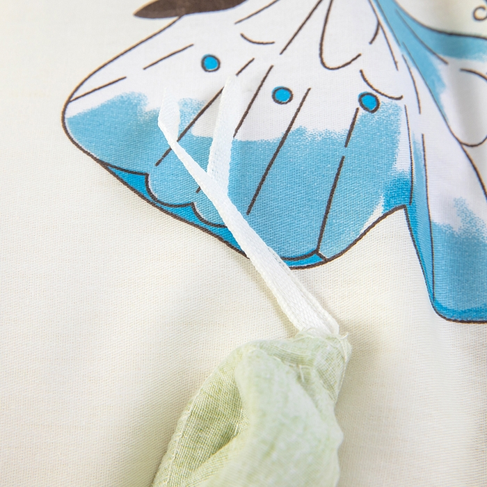 91家纺网 家纺一手货源 找家纺 新款12868全棉学生宿舍三件套卡通纯棉四件套 蝶舞-米黄