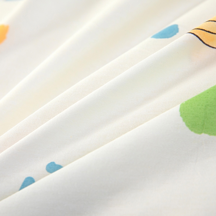 91家纺网 家纺一手货源 找家纺 新款12868全棉学生宿舍三件套卡通纯棉四件套 蝶舞-米黄