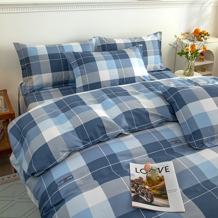 91家纺网 家纺一手货源 找家纺 新款12868全棉学生宿舍三件套卡通纯棉四件套 风的印记