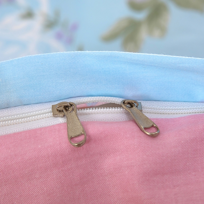 91家纺网 家纺一手货源 找家纺 新款12868全棉学生宿舍三件套卡通纯棉四件套 花叶倾城