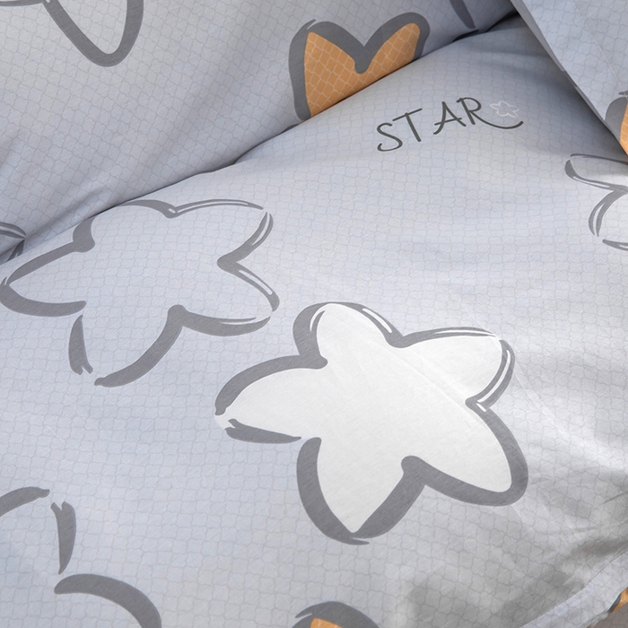 91家纺网 家纺一手货源 找家纺 新款12868全棉学生宿舍三件套卡通纯棉四件套 梦里星光