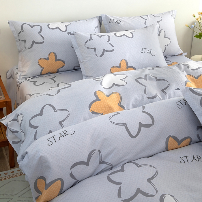 91家纺网 家纺一手货源 找家纺 新款12868全棉学生宿舍三件套卡通纯棉四件套 梦里星光