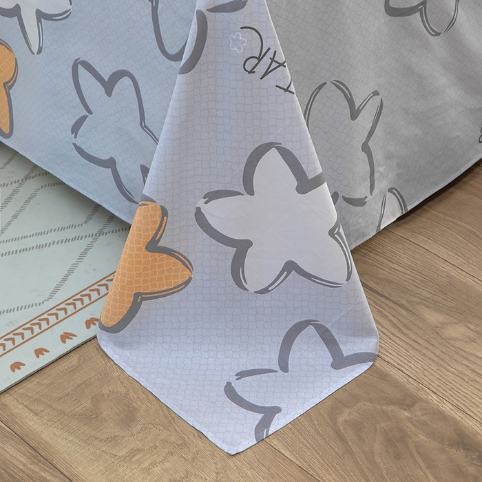 91家纺网 家纺一手货源 找家纺 新款12868全棉学生宿舍三件套卡通纯棉四件套 梦里星光