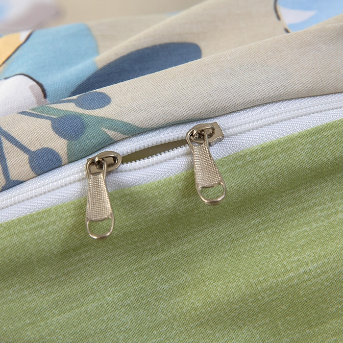 91家纺网 家纺一手货源 找家纺 新款12868全棉学生宿舍三件套卡通纯棉四件套 木棉花