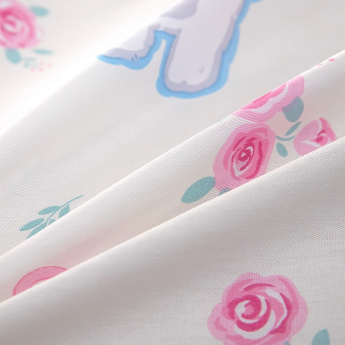 91家纺网 家纺一手货源 找家纺 新款12868全棉学生宿舍三件套卡通纯棉四件套 小奶狗