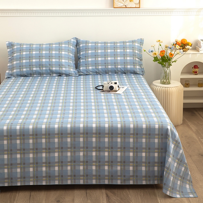 91家纺网 家纺一手货源 找家纺 雨萝家纺 新款12868全棉纯棉床单 安德里亚