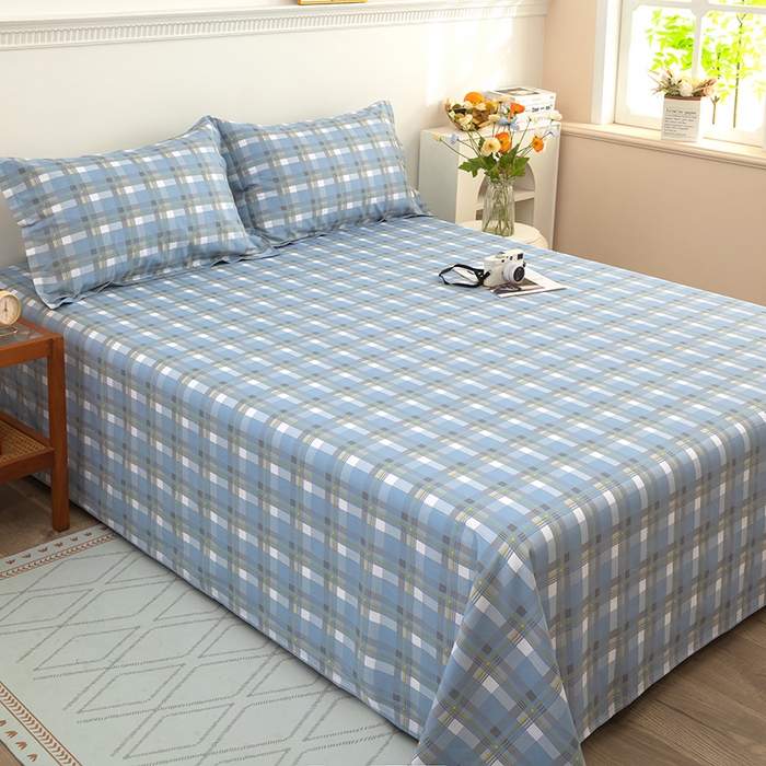 91家纺网 家纺一手货源 找家纺 雨萝家纺 新款12868全棉纯棉床单 安德里亚