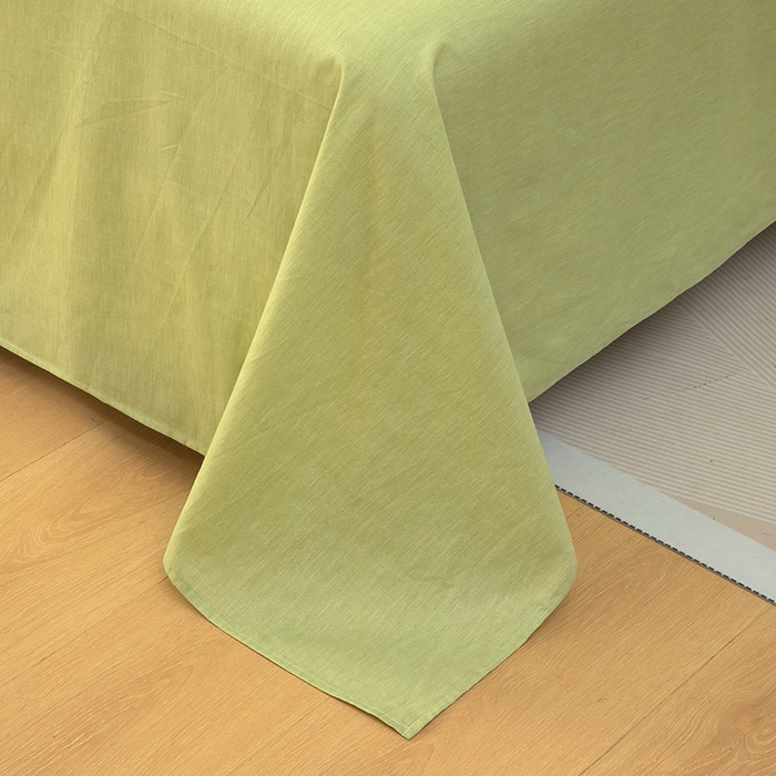 91家纺网 家纺一手货源 找家纺  雨萝家纺 新款12868全棉纯棉床单 蝶舞-米黄