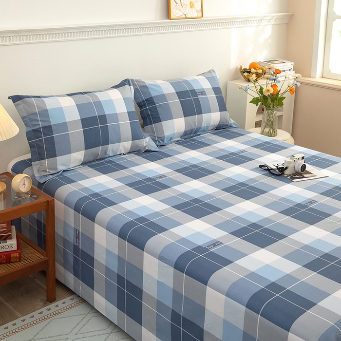 91家纺网 家纺一手货源 找家纺  雨萝家纺 新款12868全棉纯棉床单 风的印记