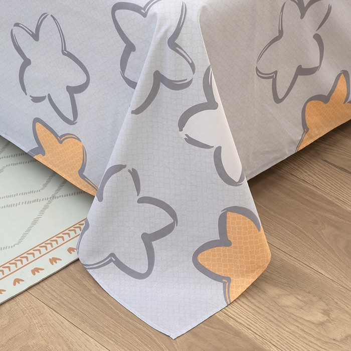 91家纺网 家纺一手货源 找家纺  雨萝家纺 新款12868全棉纯棉床单 梦里星光