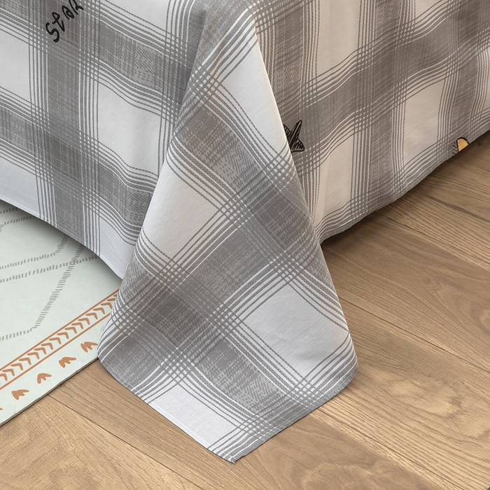 91家纺网 家纺一手货源 找家纺  雨萝家纺 新款12868全棉纯棉床单 星空印记