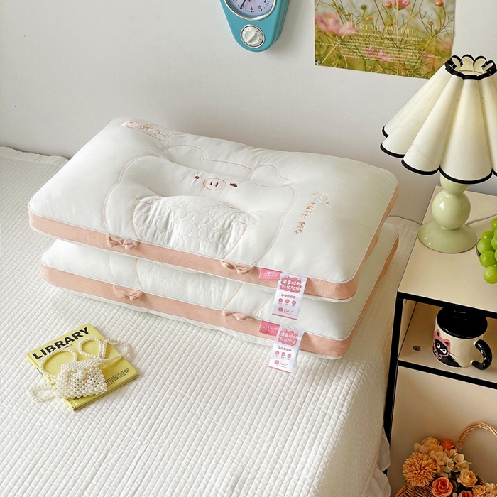 91家纺网 家纺一手货源 找家纺 （总）亦帆枕芯 2025新款卡通诸事顺心亲子枕枕头枕芯