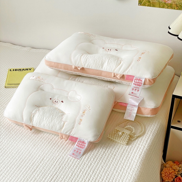 91家纺网 家纺一手货源 找家纺 （总）亦帆枕芯 2025新款卡通诸事顺心亲子枕枕头枕芯