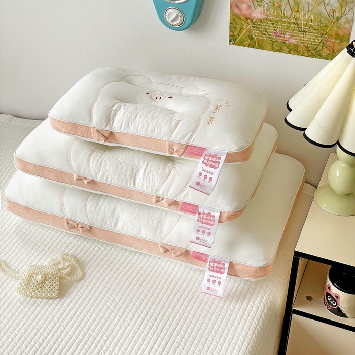 91家纺网 家纺一手货源 找家纺 （总）亦帆枕芯 2025新款卡通诸事顺心亲子枕枕头枕芯