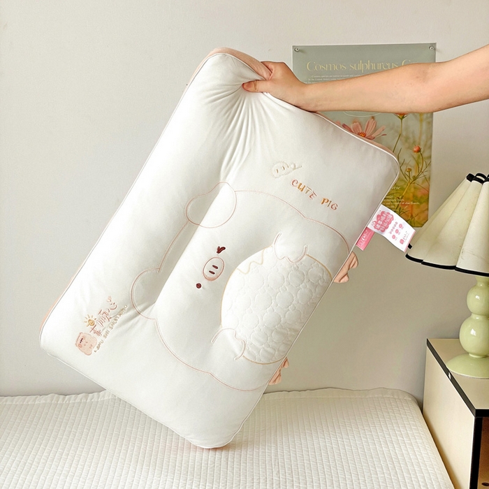 91家纺网 家纺一手货源 找家纺 （总）亦帆枕芯 2025新款卡通诸事顺心亲子枕枕头枕芯