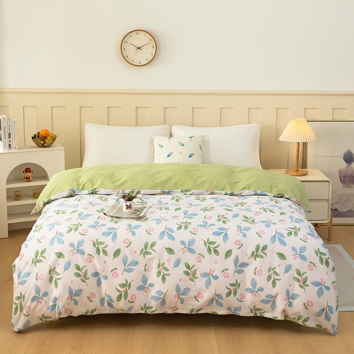 91家纺网 家纺一手货源 找家纺 （总） 雨萝家纺 新款12868全棉被罩纯棉被套